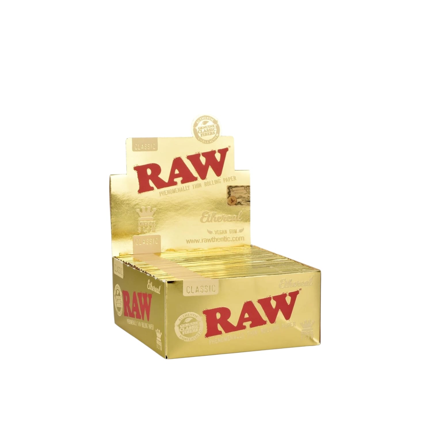 נייר קינג סייז RAW GOLD
